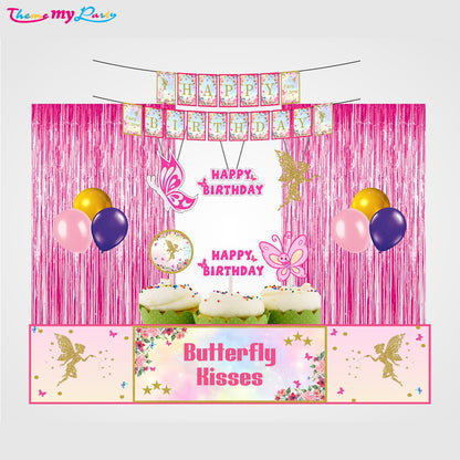 Butterfly & Fairies Theme Birthday Party Decoration Kit