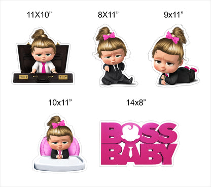 Boss Baby Girl Theme Birthday Party Hanging Set for Decoration 
