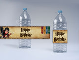 Harry Potter Theme Water Bottle Labels