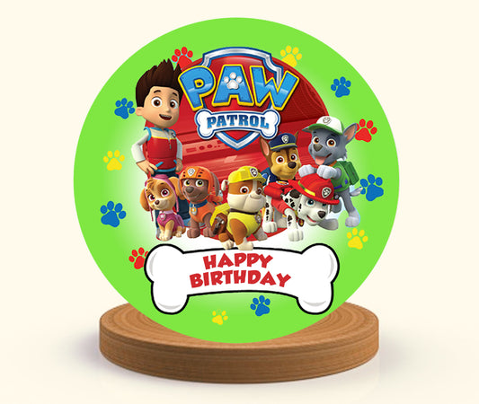 Paw Patrol Theme Birthday Party Backdrop