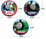 Thomas & Friends Theme Birthday Party Cupcake Toppers