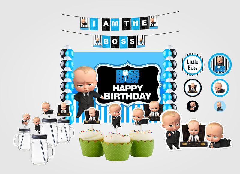 Boss Baby Birthday Complete Party Kit