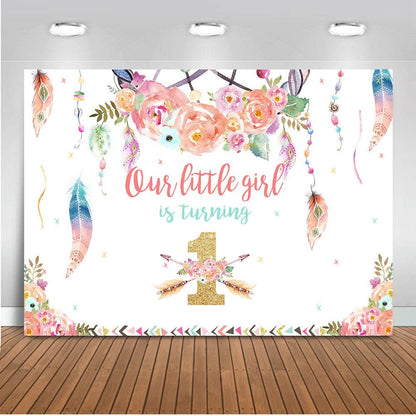 Wild One Birthday Party Backdrop