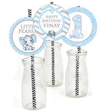 Elephant Theme Birthday Party Straws for Decoration