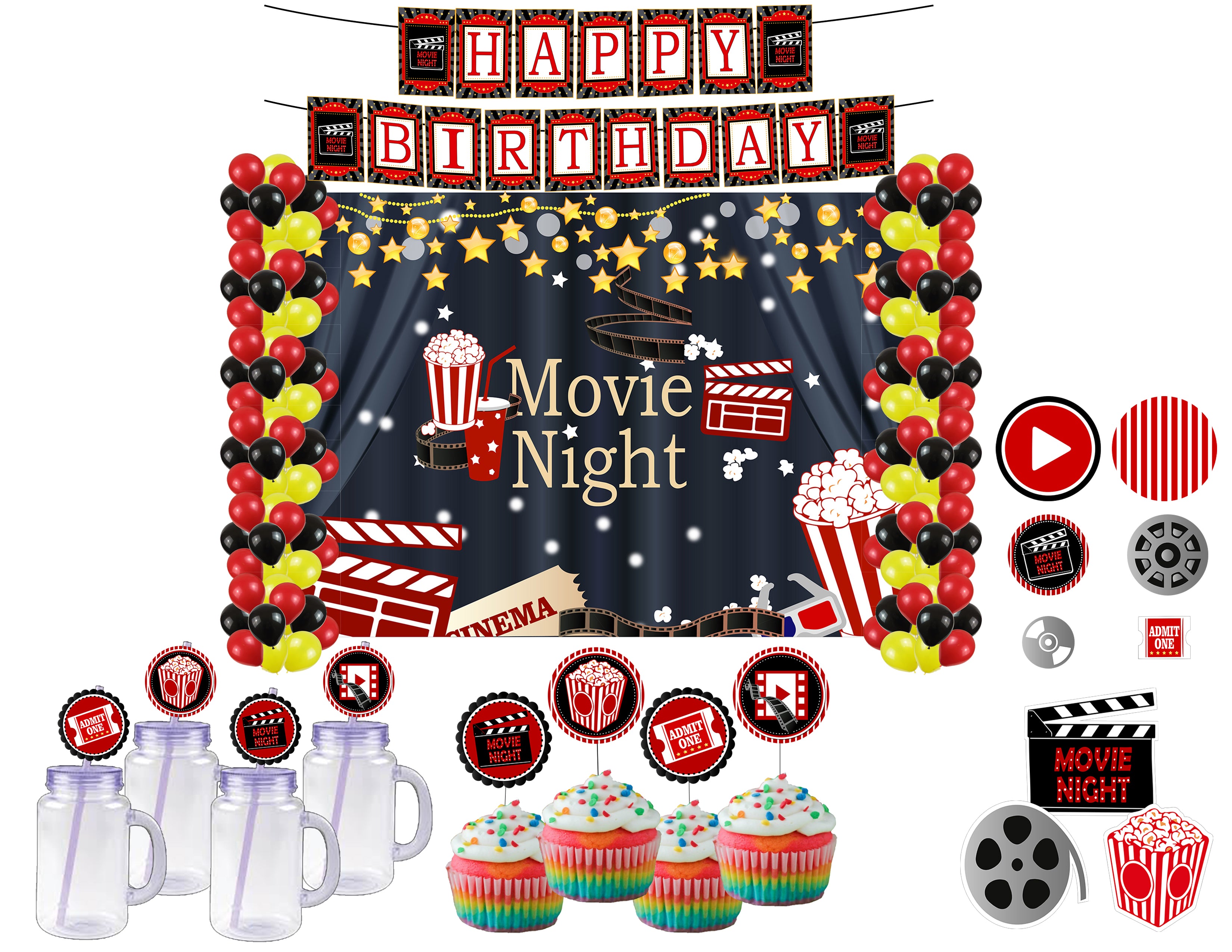 Buy Movie Theme Decoration | Party Supplies | Thememyparty – Theme My Party