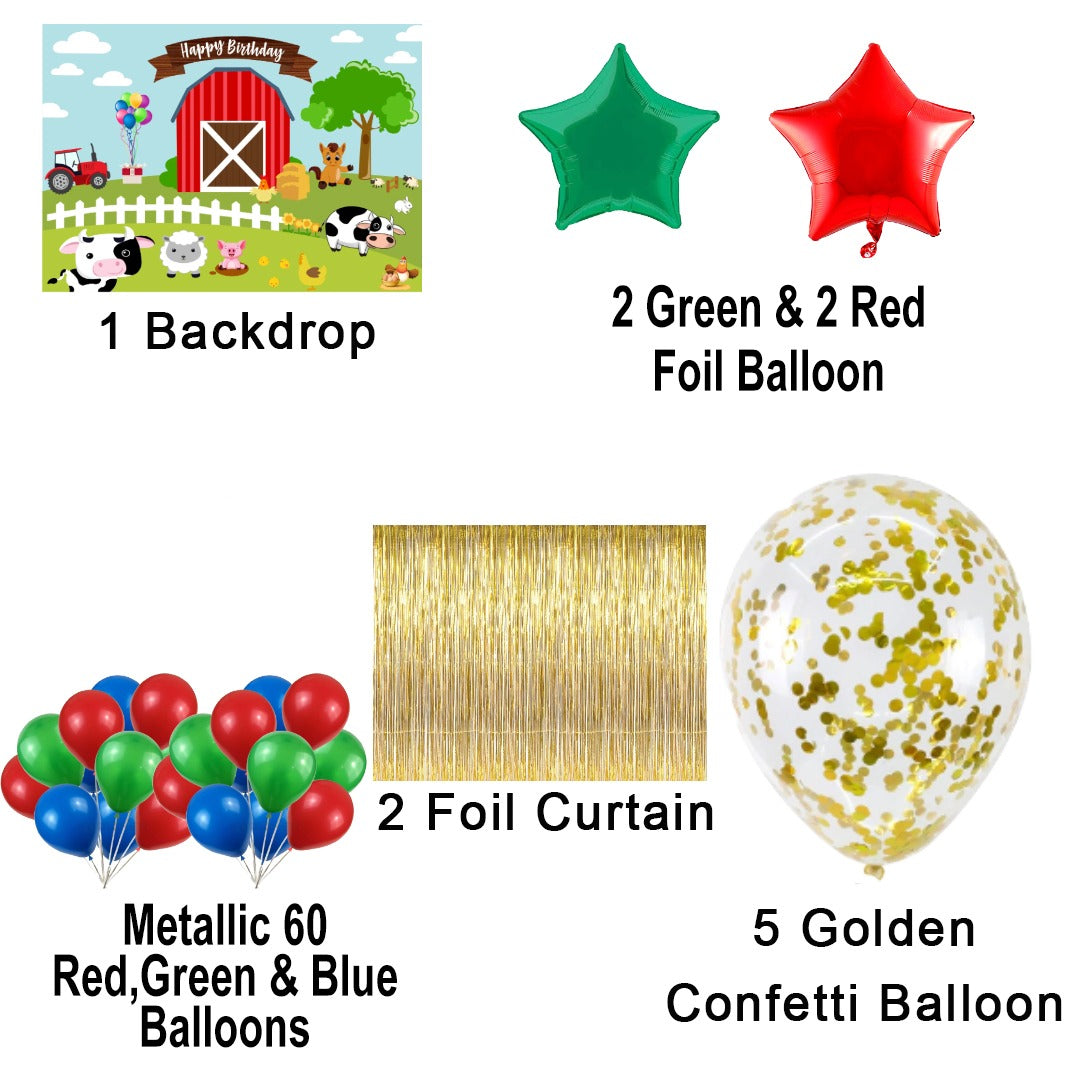 Farm Animal Theme Birthday Party Complete Set