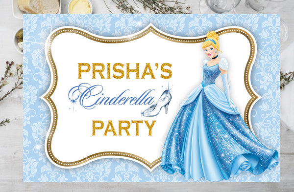 Cinderella Theme Birthday Party Table Mats