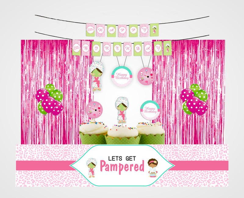 Spa Theme Complete Party Kit