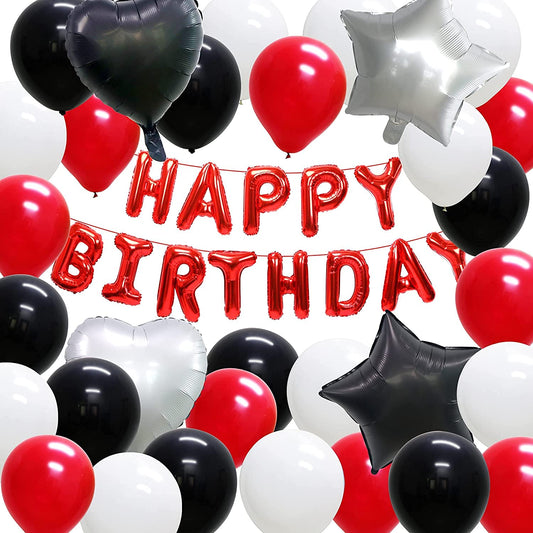 Birthday for Men, foil Balloons Happy Birthday Banner for Happy Birthday Decoration