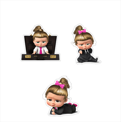 Boss Baby Girl theme Birthday Party Table Toppers for Decoration 