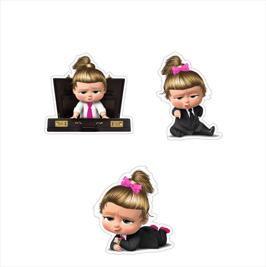 Boss Baby Girl theme Birthday Party Table Toppers for Decoration 