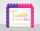 Twinkle Twinkle Little Star Theme Party Decoration Kit with Backdrop & Balloons