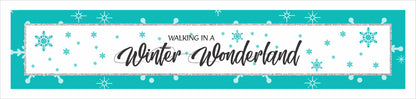 Winter Wonderland Theme Birthday Party Paper Door Banner for Wall Decoration