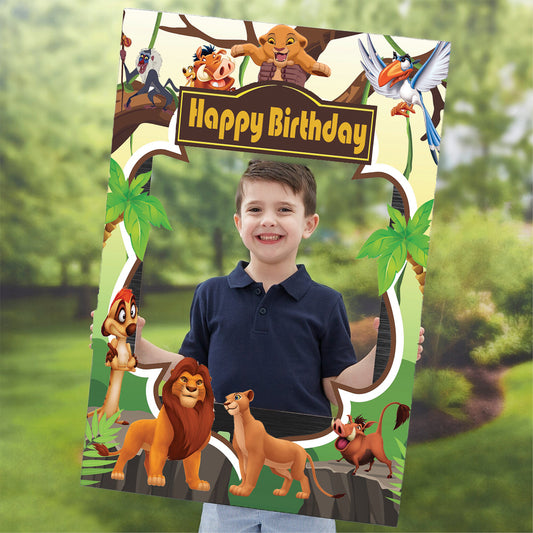 The Lion King Theme Birthday Party Selfie Photo Booth Frame