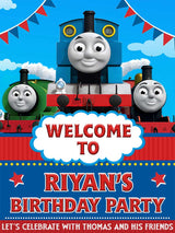 Thomas & Friends Theme Birthday Party Welcome Board