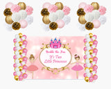 Twin Girls Theme Birthday Party Complete Decoration Kit