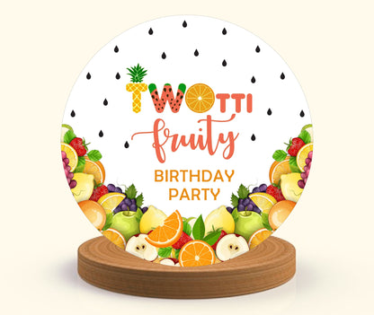 Twotti Fruity Theme Birthday Party Backdrop 