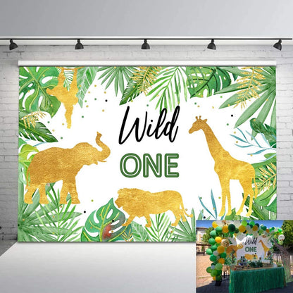 Wild One Birthday Party Backdrop