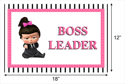 Boss Baby Girl Theme Birthday Table Mats for Decoration