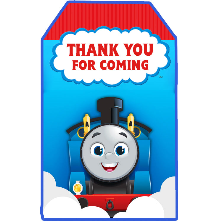Thomas & Friends Theme Birthday Party Thank You Gift Tags