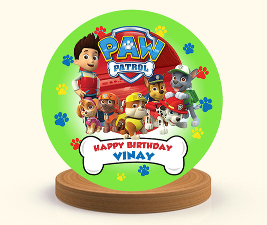 Paw Patrol Theme Birthday Party Backdrop