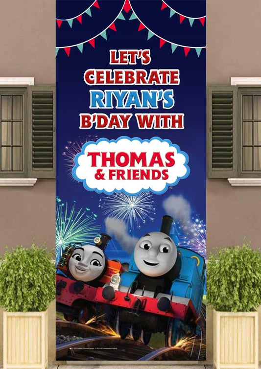 Thomas & Friends Welcome Banner Roll up Standee (with stand)