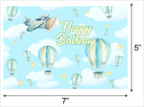 Airplane Theme Birthday Party Backdrop