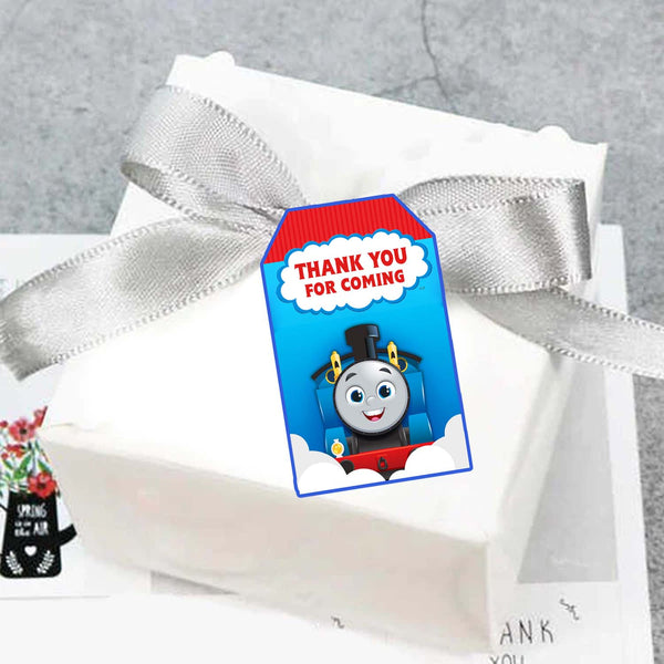 Thomas & Friends Theme Birthday Party Thank You Gift Tags