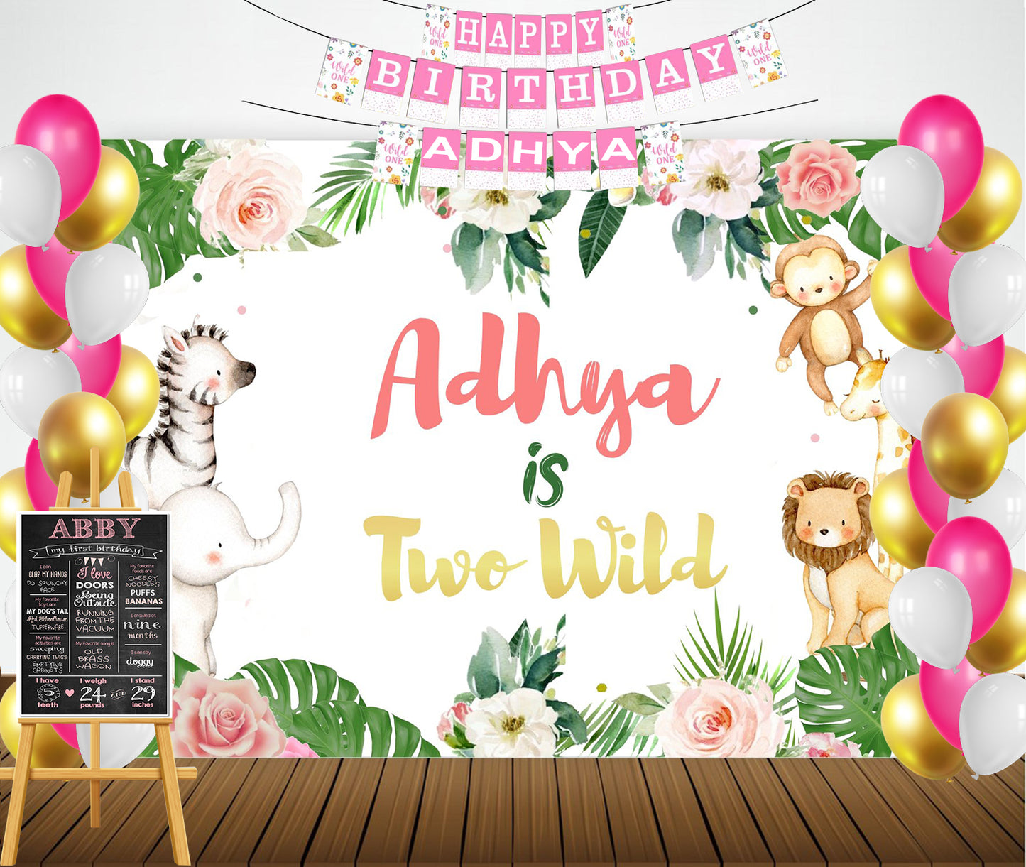 Wild One Girls Complete Personalized Kit