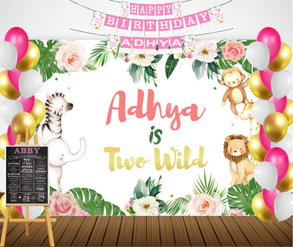 Wild One Girls Complete Personalized Kit