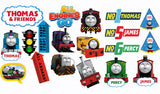 Thomas & Friends Theme Birthday Party Photo Booth Props Kit