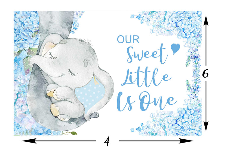 Elephant Theme Birthday Party Backdrop for Decoration