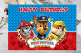 Paw Patrol Theme Birthday Table Mats