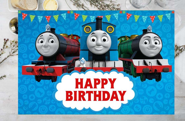 Thomas & Friends Theme Birthday Party Table Mats