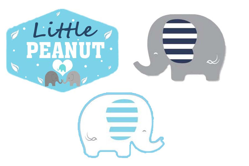 Elephant Theme Birthday Party Table Toppers for Decoration