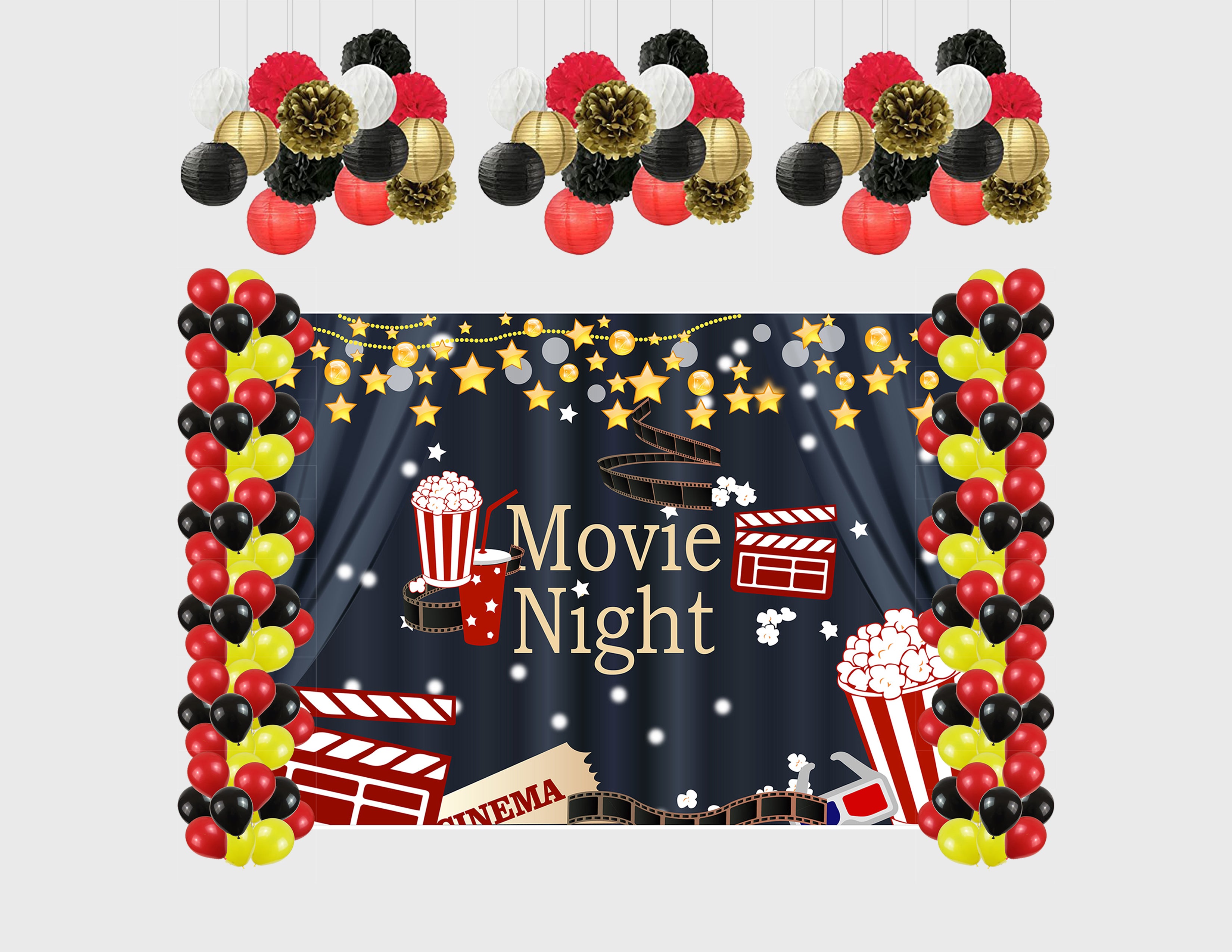 Buy Movie Night Theme Decoration | Party Supplies | Thememyparty ...