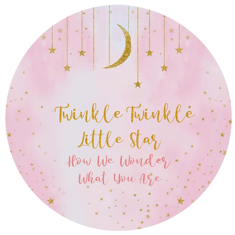 Twinkle Twinkle Little Star Girls Theme Party Backdrop