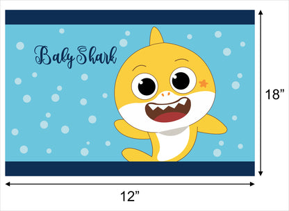 Baby Shark Theme Birthday Table Mats for Decoration