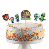 Minecraft Theme Birthday Party Cake Topper