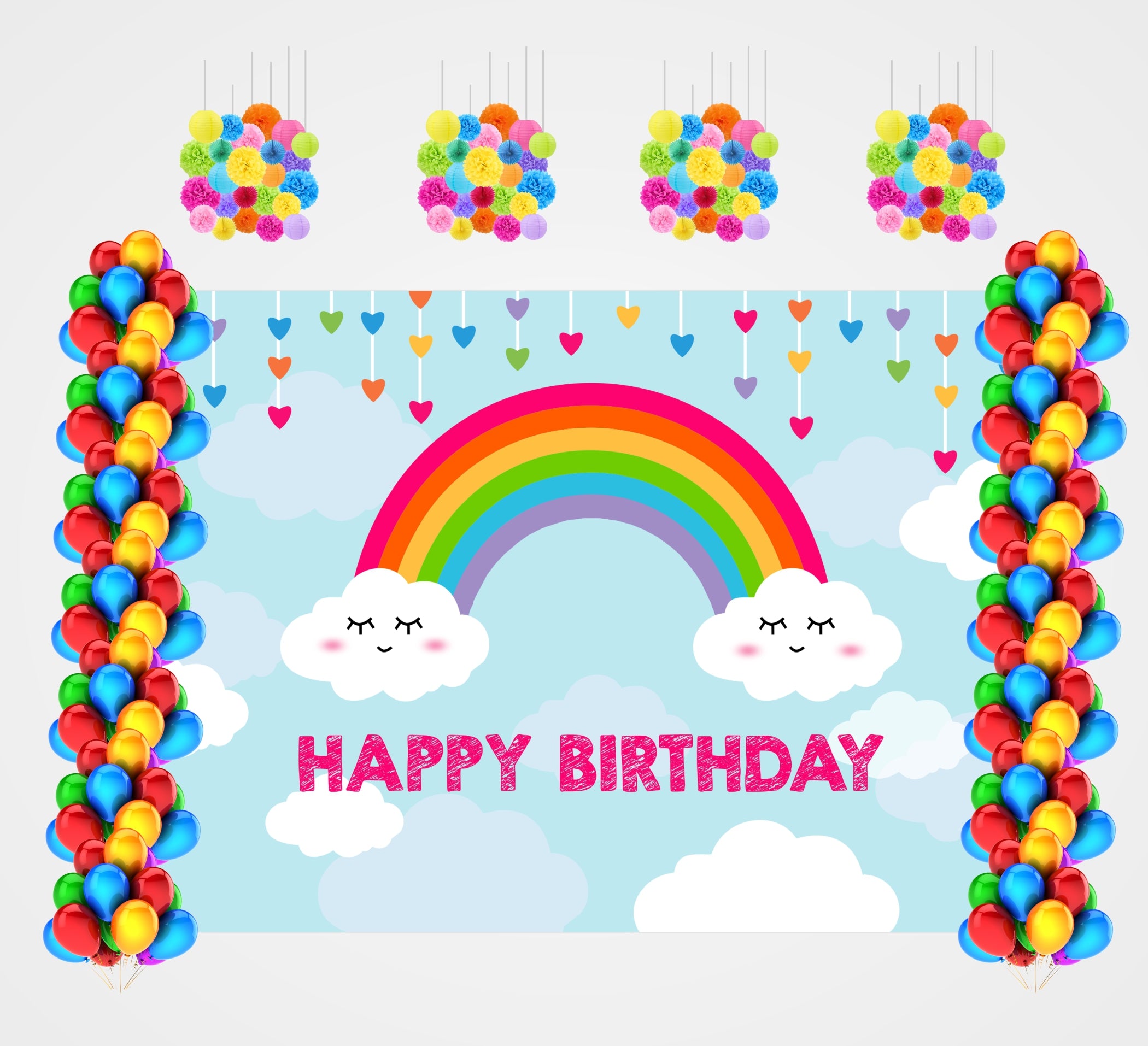 buy-rainbow-theme-birthday-party-complete-decoration-kit-party