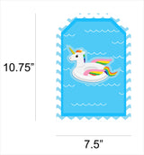 Pool Party Birthday Paper Door Banner for Wall Decoration 