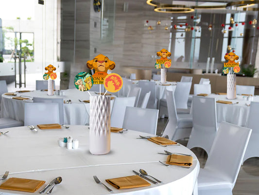 The Lion King Theme Birthday Party Table Toppers for Decoration