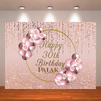 30th Birthday Party Backdrop 