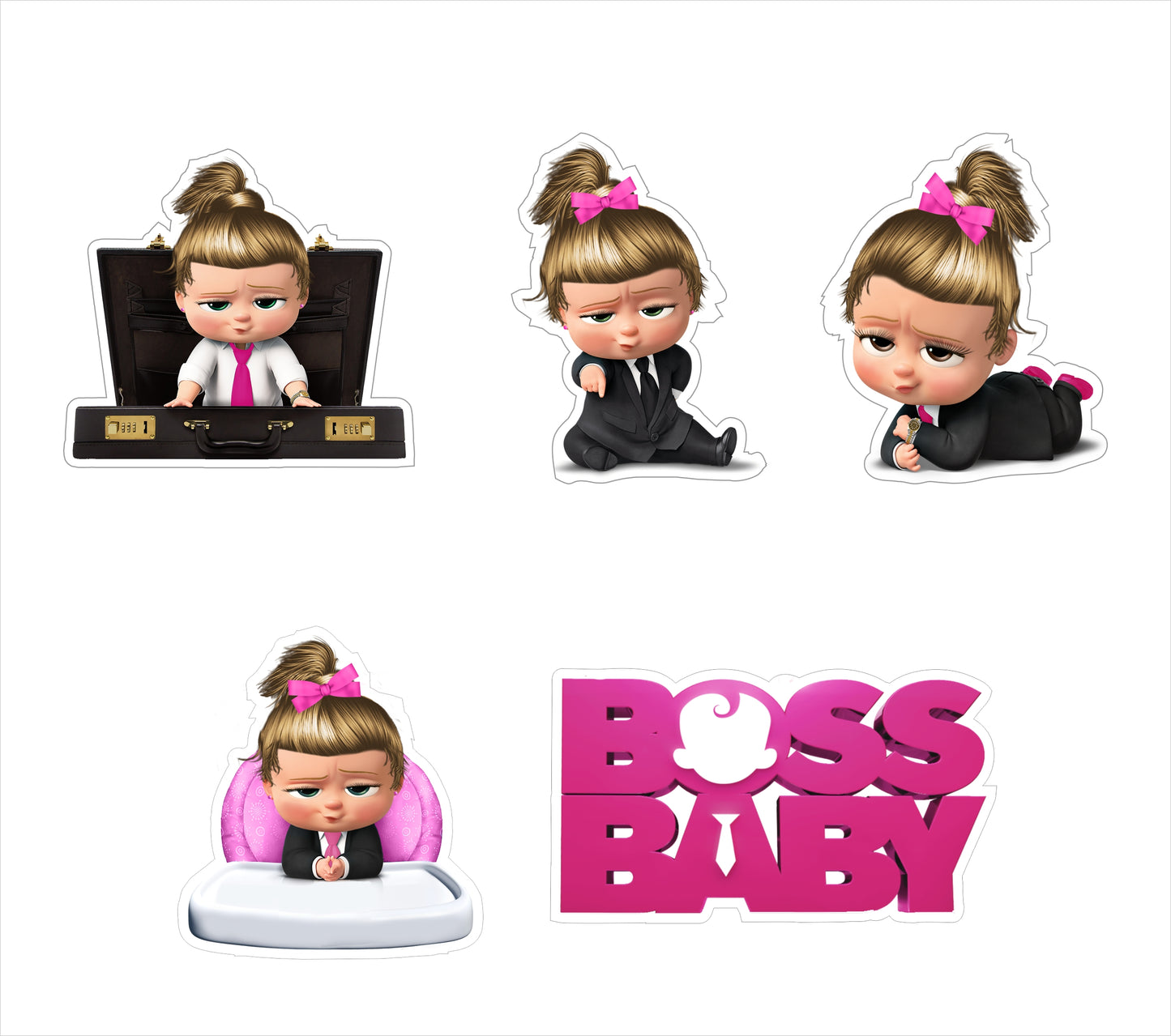 Boss Baby Girl Theme Birthday Party Hanging Set for Decoration 