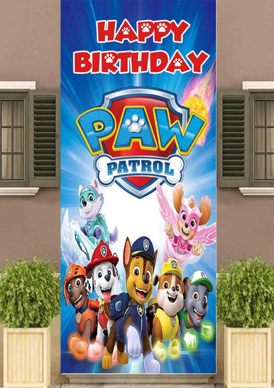 Paw Patrol Welcome Banner Roll up Standee (with stand)