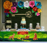 The Lion King Theme Birthday Long Banner for Decoration