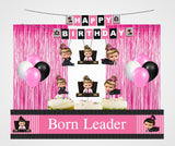 Boss Baby Girl Theme Birthday Party Decoration Kit 