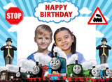 Thomas & Friends Theme Birthday Party Selfie Photo Booth Frame