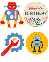 Robot Theme Birthday Party Hangings
