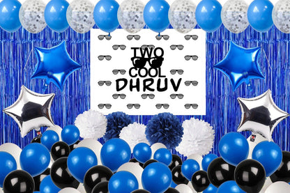 Two Cool Theme Birthday Party Complete Decoration Kit 